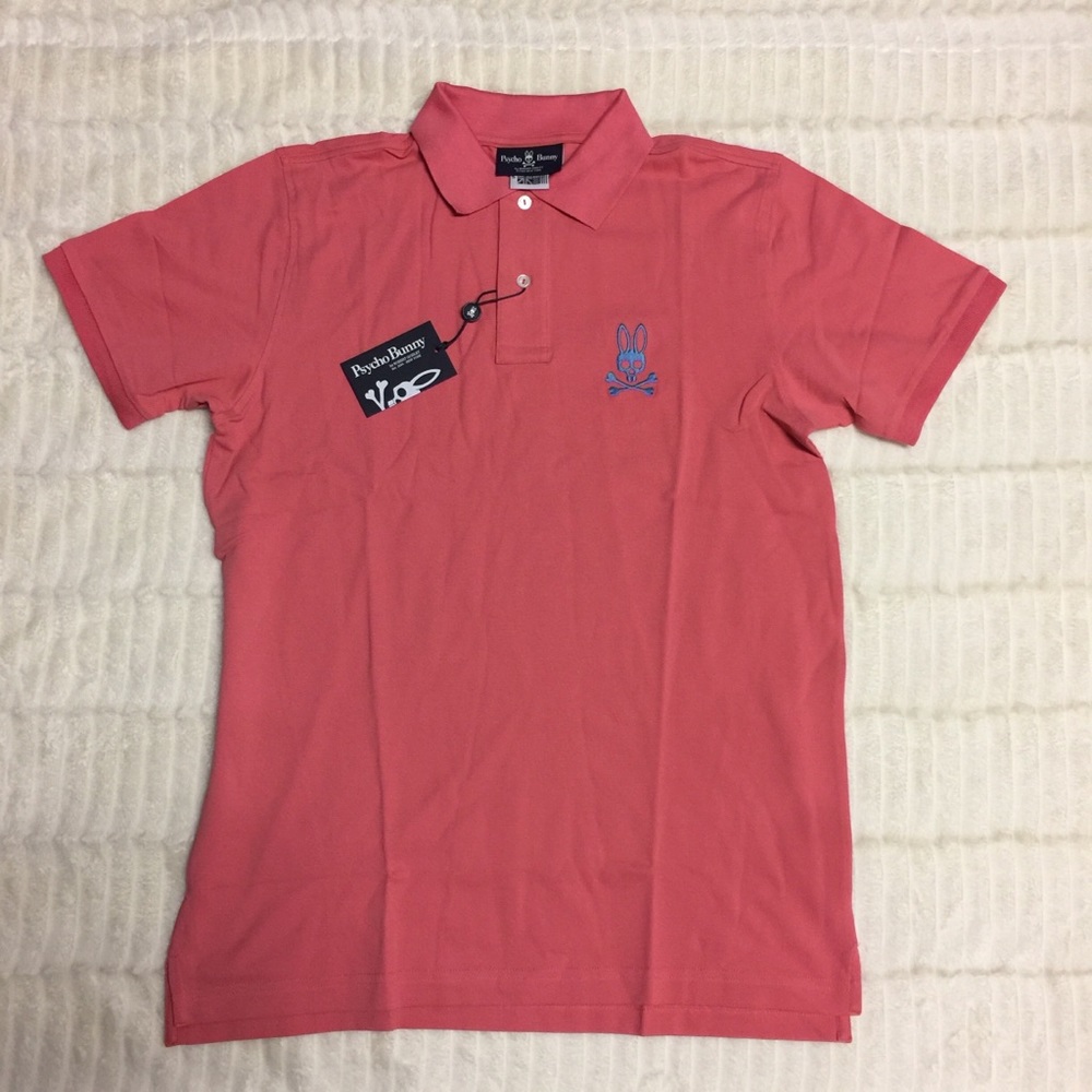 NWT Pyscho Bunny Classic Polo - Fragola Opal - Picture 3 of 5